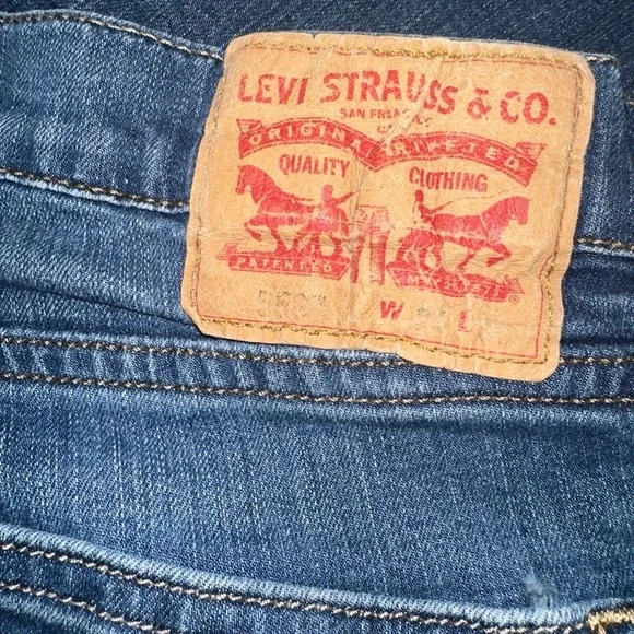 Vintage Levis 558 Men’s Denim Blue Jeans Size 32x30 - Picture 10 of 11